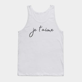 Je t'aime Tank Top